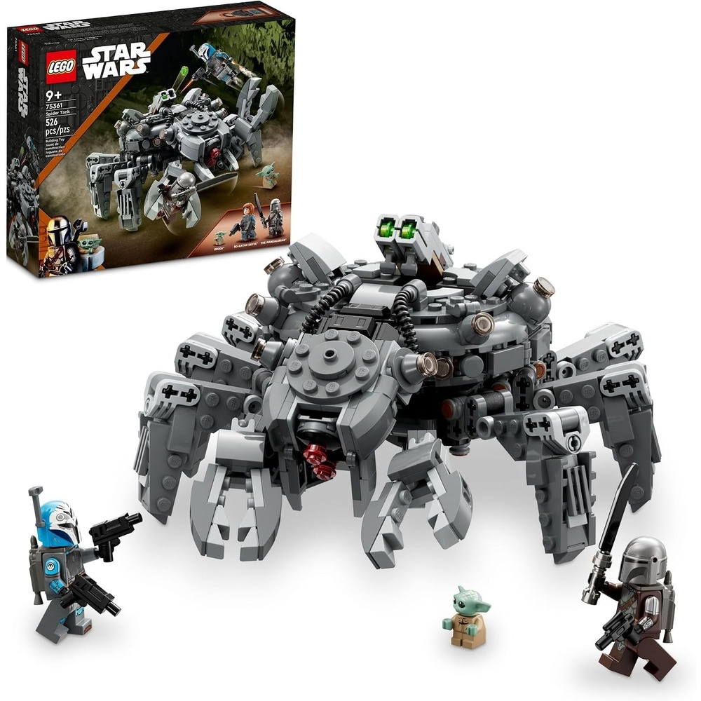 image:imageLEGO Star Wars Spider Tank Building Toy Pretend Play Mech for Boys amp Girls Ages 9 Years Star Wars Toys for Fans Gifts for Kids 75361