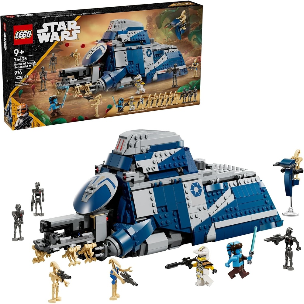 image:imageLEGO Star Wars The Clone Wars Battle of Felucia Separatist MTT Building Toy for Kids Building Blocks for Pretend Play or Room Decor Collectible Gift Idea for Boys amp Girls Ages 9 75435
