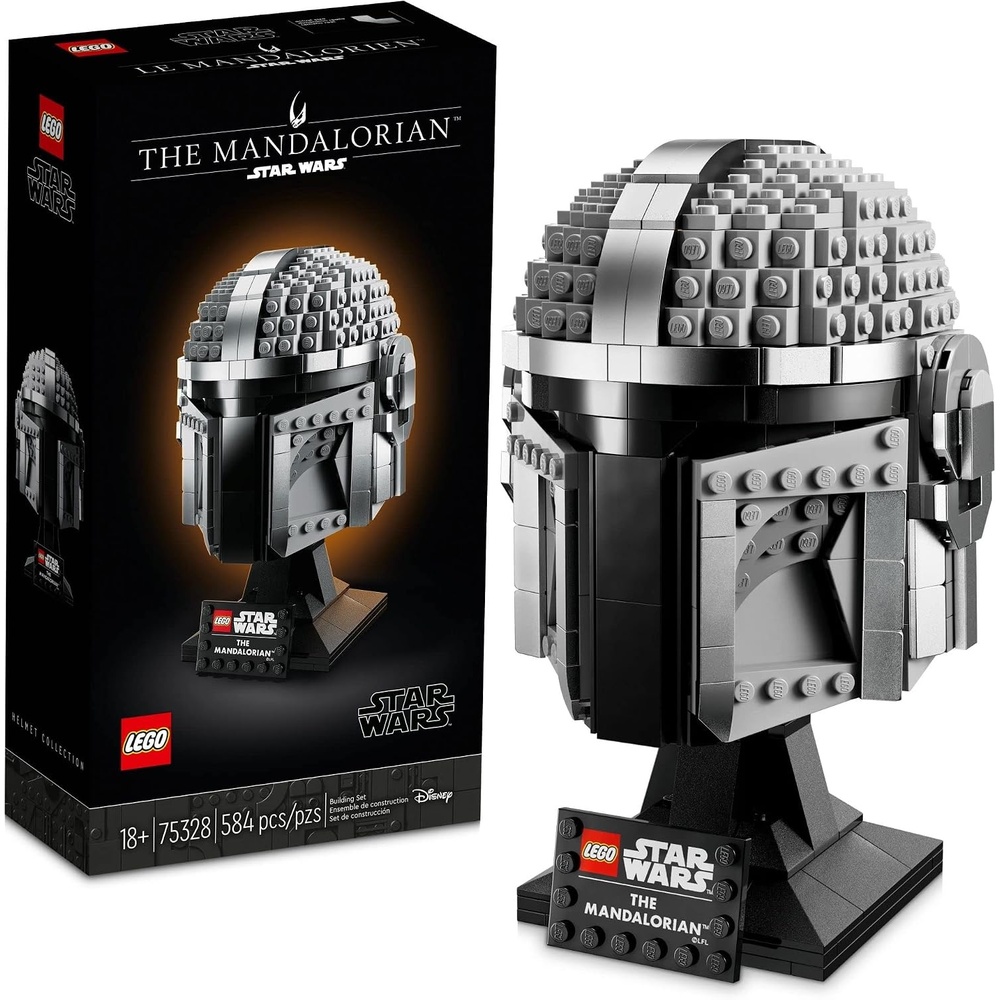 image:imageLEGO Star Wars The Mandalorian Helmet 75328 Buildable Model Kit Display Collectible Decoration Set for Adults Men Women Mom Dad Collectible Gift Idea