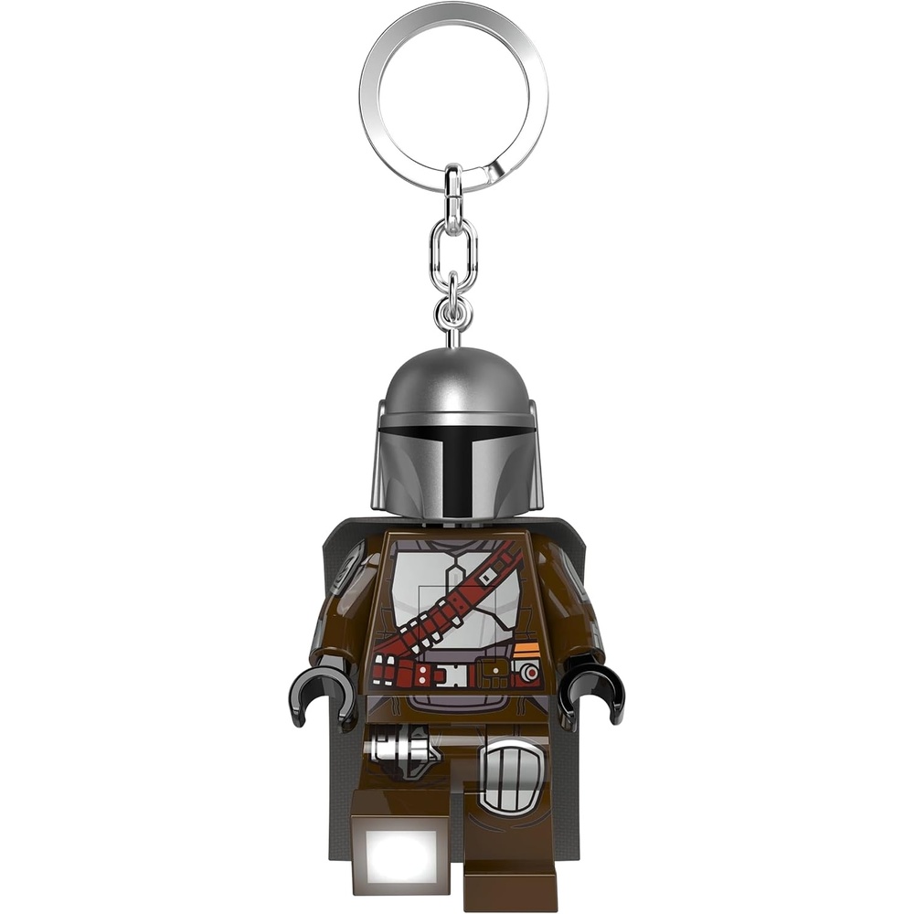 image:imageLEGO Star Wars The Mandalorian Key Light KE187H Large 3 Inch Tall Bag charm with LED light