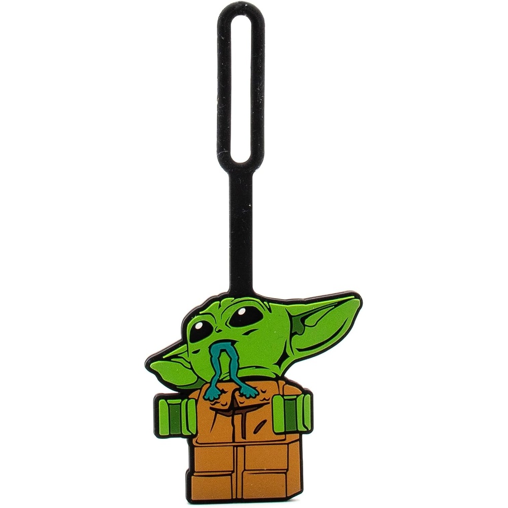 image:imageLEGO Star Wars The Mandalorian Silicone Bag Tag  Grogu Yum Yum 52974