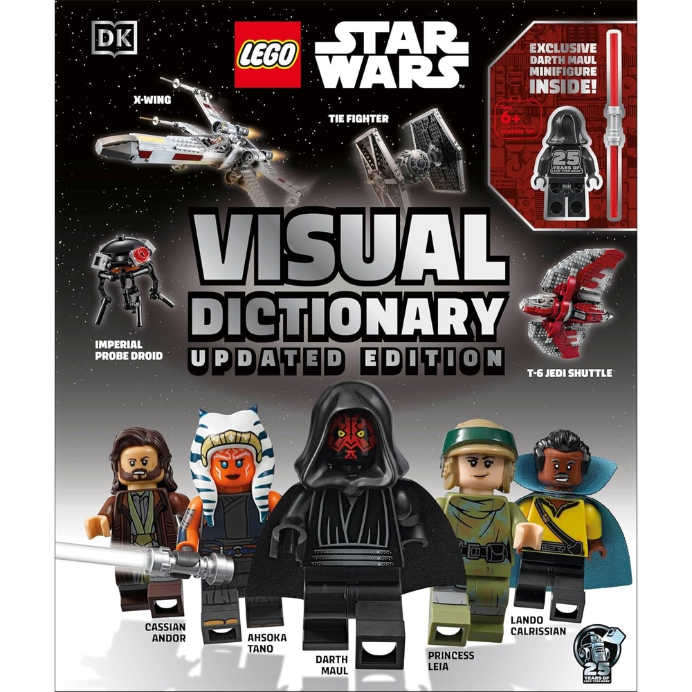 image:imageLEGO Star Wars Visual Dictionary Updated Edition With Exclusive Star Wars Minifigure