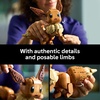 LEGO Pokémon Eevee – Collectible Building Set for Adults, Ages 18+ – Posable Pokémon Figure for Display – Desk, Bookshelf or Home Office Decor – Gift for Men & Women – 72151