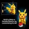 LEGO Pokémon Pikachu and Poké Ball – Collectible Building Sets for Adults, Ages 18+ – Pokémon Figure for Display – Desk, Shelf or Office Decor – Gift for Men & Women – 72152