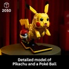 LEGO Pokémon Pikachu and Poké Ball – Collectible Building Sets for Adults, Ages 18+ – Pokémon Figure for Display – Desk, Shelf or Office Decor – Gift for Men & Women – 72152
