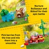 LEGO Pokémon SMART Play: Berry Bash with Bulbasaur and Bidoof 72155 | Compatible Set, Building Toys, Boys & Girls, Ages 7+, Interactive Pokémon Toys, 2 SMART Tags, 240 pieces, Gift Idea