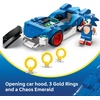 LEGO Sonic The Hedgehog Sonic: Speedster Lightning Race Car Toy for Boys & Girls – Toy Building Set W/Minifigure for Kids & Gamers, Ages 7+ – Gift Idea for Birthdays – 77117