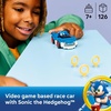 LEGO Sonic The Hedgehog Sonic: Speedster Lightning Race Car Toy for Boys & Girls – Toy Building Set W/Minifigure for Kids & Gamers, Ages 7+ – Gift Idea for Birthdays – 77117