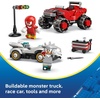 LEGO Sonic the Hedgehog Silver’s Car vs. Knuckles’ Monster Truck Building Toy for Boys & Girls – Racing Playset W/Silver & Knuckles Minifigures for Kids, Ages 8+ – Gift Idea for Birthdays – 77118