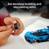 LEGO Speed Champions Bugatti Vision Gran Turismo Hyper Sports Car Building Toy for Kids & Gamers – Building Set W/Bugatti Driver Minifigure for Boys & Girls, Ages 9+ – Gift Idea for Birthdays – 77253