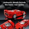 LEGO Speed Champions Ferrari F40 Supercar, Toy Car Model Building Set with Driver Minifigure, Collectible Ferrari Toy for Kids Ages 9 and Up, 76934