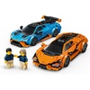LEGO Speed Champions Lamborghini Revuelto & Huracán STO Car Toys – Building Toy for Pretend Play for Boys & Girls, Ages 10+ – Model Car Kit Display – Gift Idea for Kids – 77238