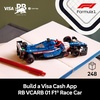 LEGO Speed Champions Visa Cash App RB VCARB 01 F1 Race Car Model Kits – Building Sets for Adults, Ages 18+ W/Realistic Features – DIY Crafts for Display – Gift Ideas for F1 Fans – 77246
