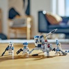 LEGO Star Wars 501st Clone Troopers Battle Pack Toy Set, Buildable AV-7 Anti Vehicle Cannon, with 4 Clone Trooper Minifigures, Portable Travel Toy, Great Birthday Gift for Kids Ages 6 and Up, 75345 | Lego Star Wars Lego 119 Pieces – 501st Clone Troopers Battle Pack #75345