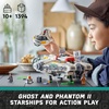 LEGO Star Wars Ahsoka Ghost and Phantom II Spaceship Toy – Star Wars Building Toys Set for Kids, Boys & Girls, Ages 10+ – Gifts for Birthdays – 5 Minifigures – 75357