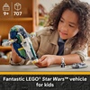 LEGO Star Wars: Attack of The Clones Jango Fett’s Starship Building Toy – Pretend Play Set for Boys & Girls, Ages 9+ – Gift for Birthdays – Collectible Model Kit & Kids Room Decor – 75433