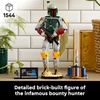 LEGO Star Wars Boba Fett 75455 | Collectible Building Sets for Adults, Ages 18+, Movie Display for Bedroom or Book Shelf, 1,544 pieces, Gift for Fans