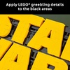 LEGO Star Wars Brick-Built Star Wars Logo – Building Set for Adults 18+ – Star Wars Gift Idea for Birthdays – Collectible DIY Model Kit – Home Decor Idea for Fans of The Movie Series – 75407