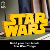LEGO Star Wars Brick-Built Star Wars Logo – Building Set for Adults 18+ – Star Wars Gift Idea for Birthdays – Collectible DIY Model Kit – Home Decor Idea for Fans of The Movie Series – 75407