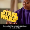 LEGO Star Wars Brick-Built Star Wars Logo – Building Set for Adults 18+ – Star Wars Gift Idea for Birthdays – Collectible DIY Model Kit – Home Decor Idea for Fans of The Movie Series – 75407