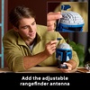 LEGO Star Wars Jango Fett Helmet – DIY Model Kit for Adults 18+ – Collectible Building Set – Room Decor Idea for Attack of The Clones Fans – Gift for Birthdays – 75408