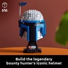 LEGO Star Wars Jango Fett Helmet – DIY Model Kit for Adults 18+ – Collectible Building Set – Room Decor Idea for Attack of The Clones Fans – Gift for Birthdays – 75408