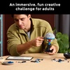 LEGO Star Wars Jango Fett Helmet – DIY Model Kit for Adults 18+ – Collectible Building Set – Room Decor Idea for Attack of The Clones Fans – Gift for Birthdays – 75408