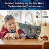 LEGO Star Wars Offworld Sandcrawler and Mudhorn 75453 | Building Toy for Boys & Girls, Ages 14+, Movie Playset, 5 Minifigures & Grogu Figure, 1,683 pieces, Gift for Birthdays