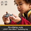 LEGO Star Wars Plo Koon’s Jedi Starfighter Microfighter Kids Toy – Building Toy for Pretend Play – Clone Wars Playset and Room Decor for Boys and Girls, Ages 6+ – Birthday Gift Idea – 75400