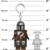 LEGO Star Wars The Mandalorian Key Light (KE187H) Large 3 Inch Tall | Bag charm with LED light