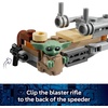 LEGO Star Wars The Mandalorian & Grogu’s Speeder Bike Building Toy for Boys & Girls – Pretend Play Space Vehicle W/2 Star Wars Character Figures for Kids, Ages 6+ – Gift Idea for Birthdays – 75436
