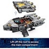 LEGO Star Wars: The Mandalorian and Grogu Anzellan Starship Building Toy – Build and Display Set for Boys & Girls, Ages 9+ – Star Wars Gifts for Kids – W/Grogu & 2 Anzellan Figures – 75445