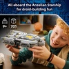 LEGO Star Wars: The Mandalorian and Grogu Anzellan Starship Building Toy – Build and Display Set for Boys & Girls, Ages 9+ – Star Wars Gifts for Kids – W/Grogu & 2 Anzellan Figures – 75445