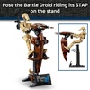 LEGO Star Wars: The Phantom Menace Battle Droid with STAP – Building & Learning Toy for Boys & Girls, Ages 12+ – Star Wars Toy & Model Kit – Gift Idea for Birthdays – 75428