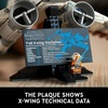LEGO Star Wars Ultimate Collector Series X-Wing Starfighter Building Set for Adults, Star Wars Collectible for Build and Display with Luke Skywalker Minifigure, Fun Gift Idea for Fans, 75355