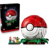 LEGO Pokémon Iconic Trainer Moments Poké Ball 72154 | Collectible Building Set for Adults, Ages 18+, Pokémon Model Kit with 3 Minifigures & 2 Pokémon Figures, Gift for Gamers