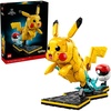 LEGO Pokémon Pikachu and Poké Ball – Collectible Building Sets for Adults, Ages 18+ – Pokémon Figure for Display – Desk, Shelf or Office Decor – Gift for Men & Women – 72152