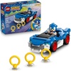 LEGO Sonic The Hedgehog Sonic: Speedster Lightning Race Car Toy for Boys & Girls – Toy Building Set W/Minifigure for Kids & Gamers, Ages 7+ – Gift Idea for Birthdays – 77117