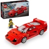 LEGO Speed Champions Ferrari F40 Supercar, Toy Car Model Building Set with Driver Minifigure, Collectible Ferrari Toy for Kids Ages 9 and Up, 76934