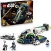LEGO Star Wars: Attack of The Clones Jango Fett’s Starship Building Toy – Pretend Play Set for Boys & Girls, Ages 9+ – Gift for Birthdays – Collectible Model Kit & Kids Room Decor – 75433
