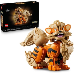 LEGO Pokémon Arcanine 72160 | Collectible Building Set for Adults, Ages 18+, Posable Pokémon Model Kit for Display, Bedroom, Desk or Book Shelf Decor