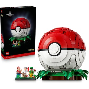 LEGO Pokémon Iconic Trainer Moments Poké Ball 72154 | Collectible Building Set for Adults, Ages 18+, Pokémon Model Kit with 3 Minifigures & 2 Pokémon Figures, Gift for Gamers