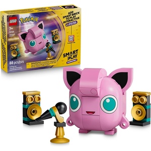 LEGO Pokémon SMART Play: Jigglypuff Concert 72159 | Compatible Set, Building Toys, Boys & Girls, Ages 7+, Interactive Pokémon Toys, 1 SMART Tag, 88 pieces, Gift Idea
