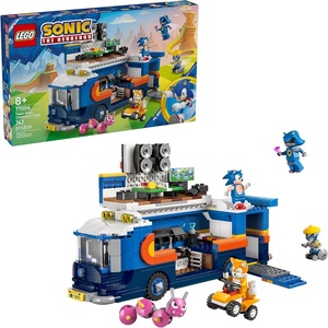 LEGO Sonic the Hedgehog Team Sonic Command Truck Building Toy – Pretend Play Vehicle W/5 Figures for Boys & Girls, Ages 8+ – Toy Building Blocks for Kids – Gift Idea for Birthdays – 77006