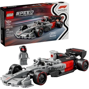 LEGO Speed Champions Audi Revolut F1 Team R26 Race Car Toy – Building Sets for Boys & Girls, Ages 10+ – F1 Car Kit for Display or Play – Gift for Birthdays – 77259