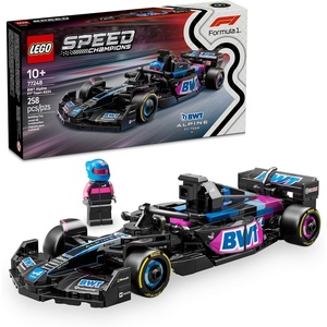 LEGO Speed Champions BWT Alpine F1 Team A524 Race Car Toy – Building Set for Kids, Boys & Girls, Ages 10+ – Toy Car for F1 Fans – Gift Idea for Birthday – 77248