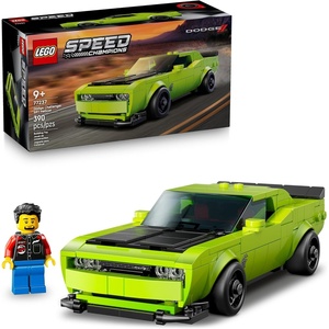 LEGO Speed Champions Dodge Challenger SRT Hellcat Sports Car Toy – Building Set for Learning, Play and Display – Kids Toy for Boys and Girls, Ages 9+ – Birthday Gift Idea for Race Car Fans – 77237
