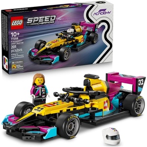 LEGO Speed Champions F1 ACADEMY Race Car Building Toy – Pretend Play Racing Vehicle W/ F1 ACADEMY Minifigure – Play & Display Toy Car for Boys & Girls, Ages 10+ – Gift Idea for Birthdays – 77258