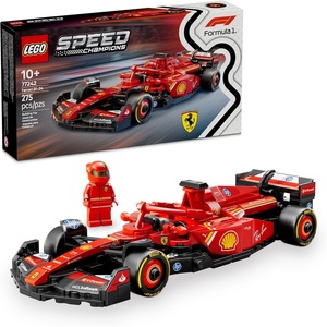 LEGO Speed Champions Ferrari SF-24 F1 Race Car Toys – Building Sets for Kids, Boys & Girls, Ages 10+ – Ferrari F1 Model Car Kits for Display or Play – Gift Ideas for Birthdays and Fans – 77242