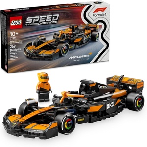 LEGO Speed Champions McLaren F1 Team MCL38 Race Car Toy – Building Set for Kids, Boys & Girls, Ages 10+ – Toy Car for F1 Fans – Gift Idea for Birthday – 77251